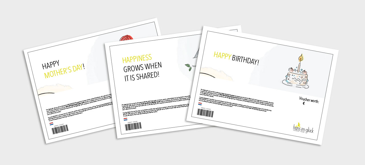 Digital Gift Card - HANS IM GLÜCK Digital Gift Card - HANS IM GLÜCK